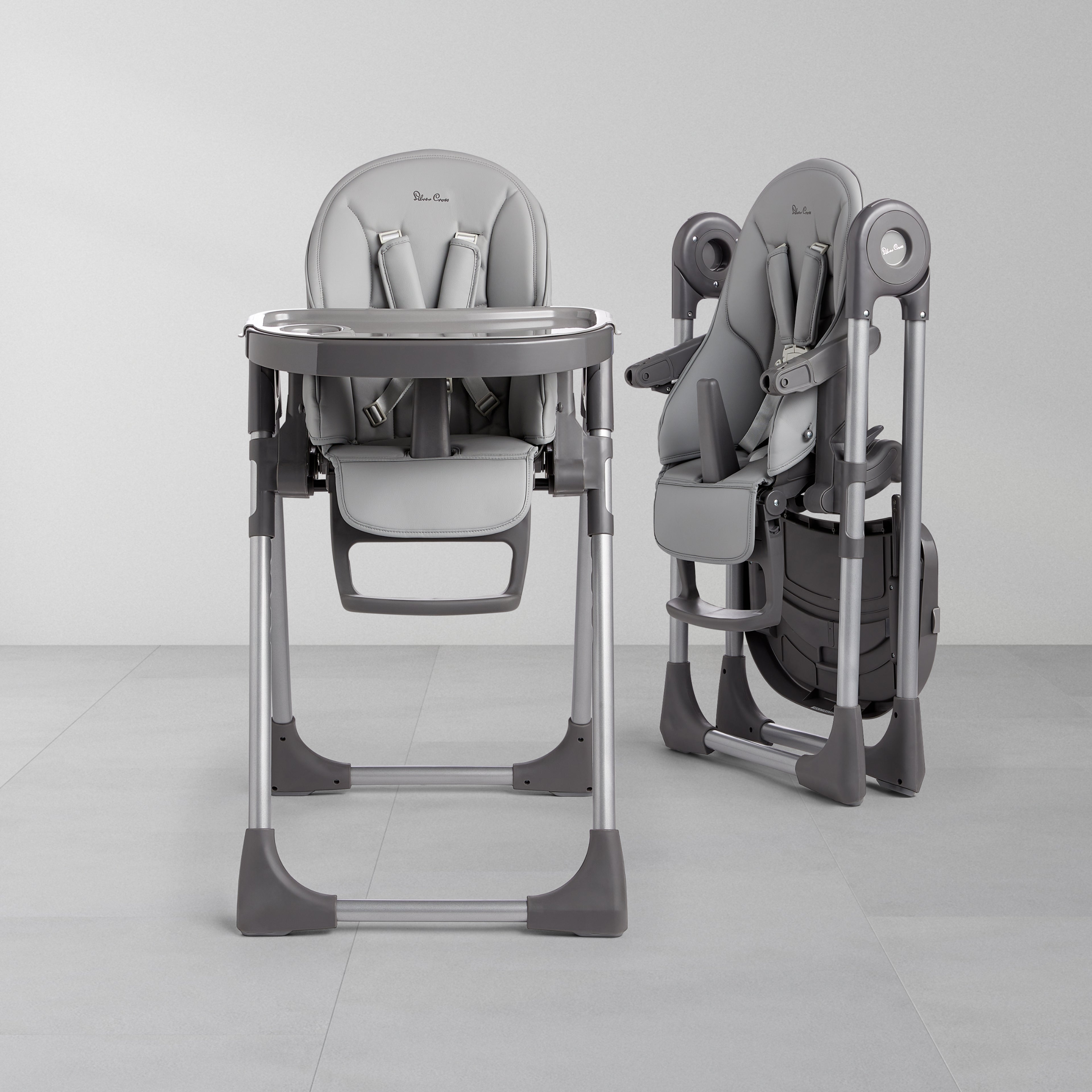 Buffet Highchair Cool Grey
