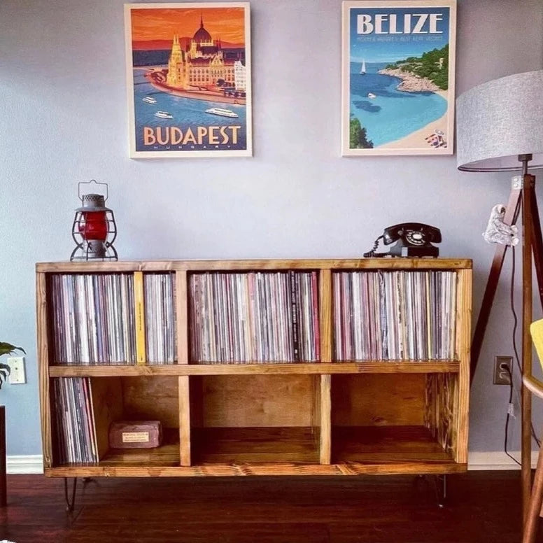 6Pack Vinyl Record Storage
