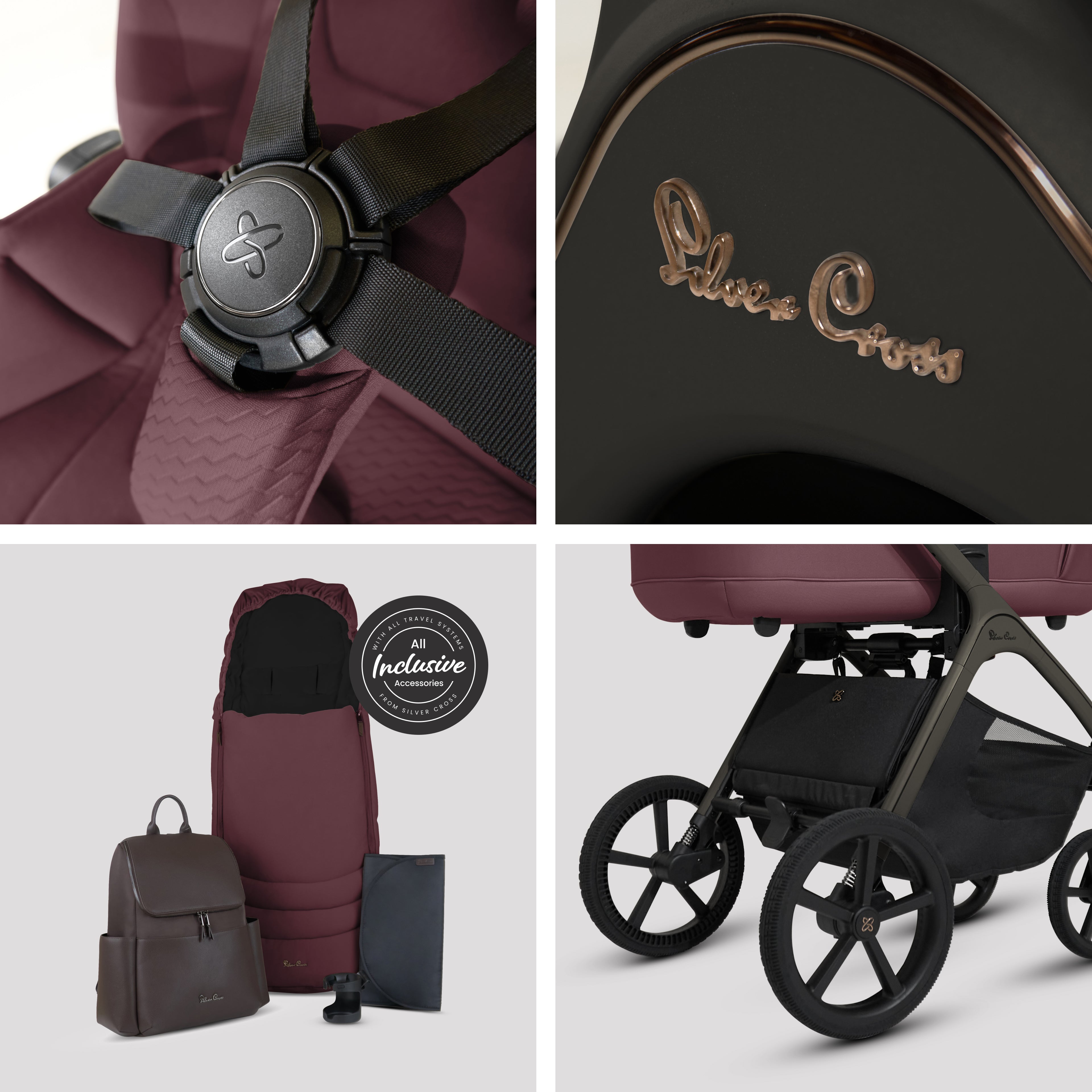 Cove Damson Travel System Ultimate 360 Family Car Seat Bundle (11 piece)