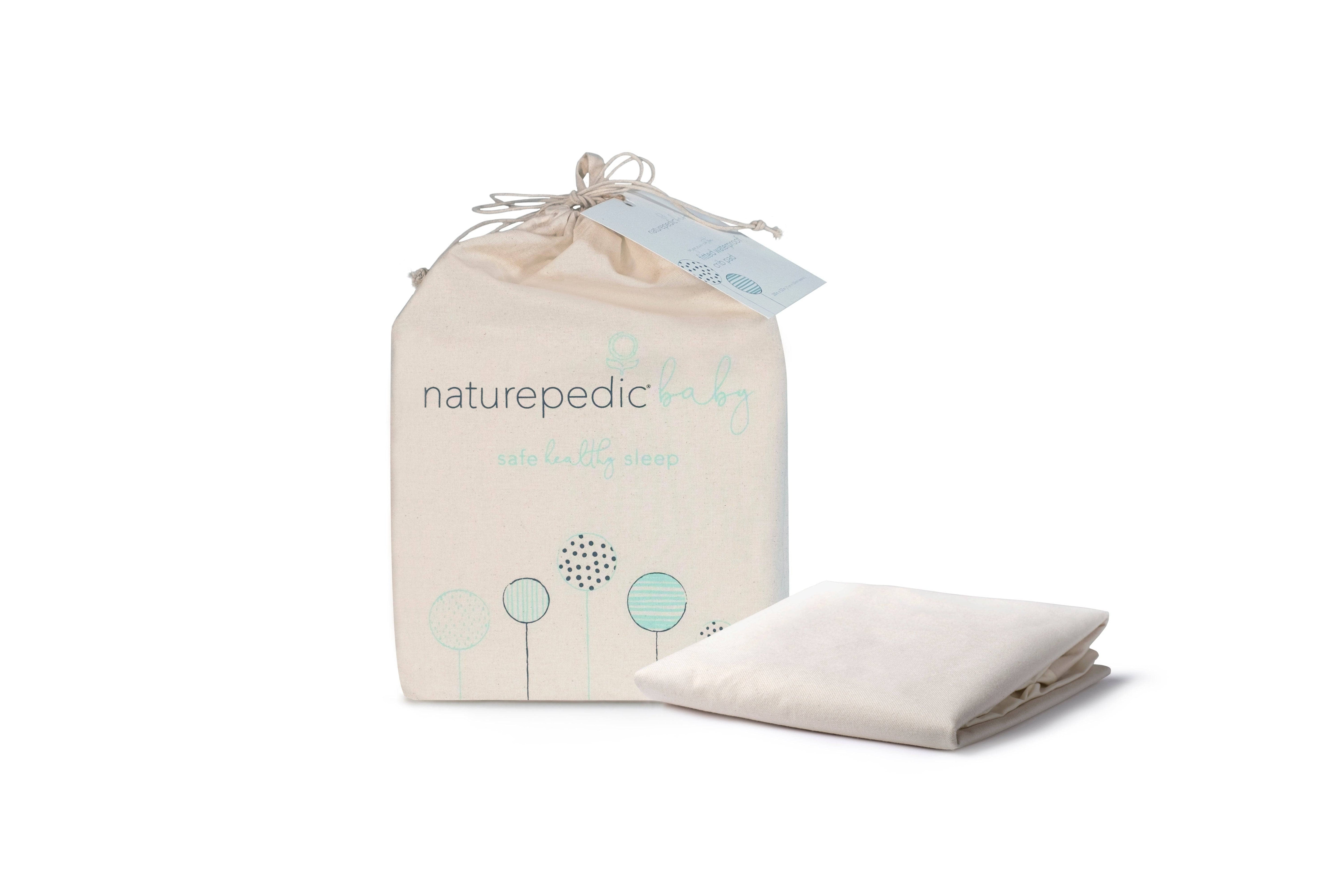 Naturepedic Waterproof Organic Crib Mattress Pad (Fitted)