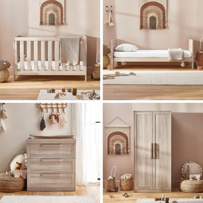 Bromley Oak 4 Piece Nursery Room Set