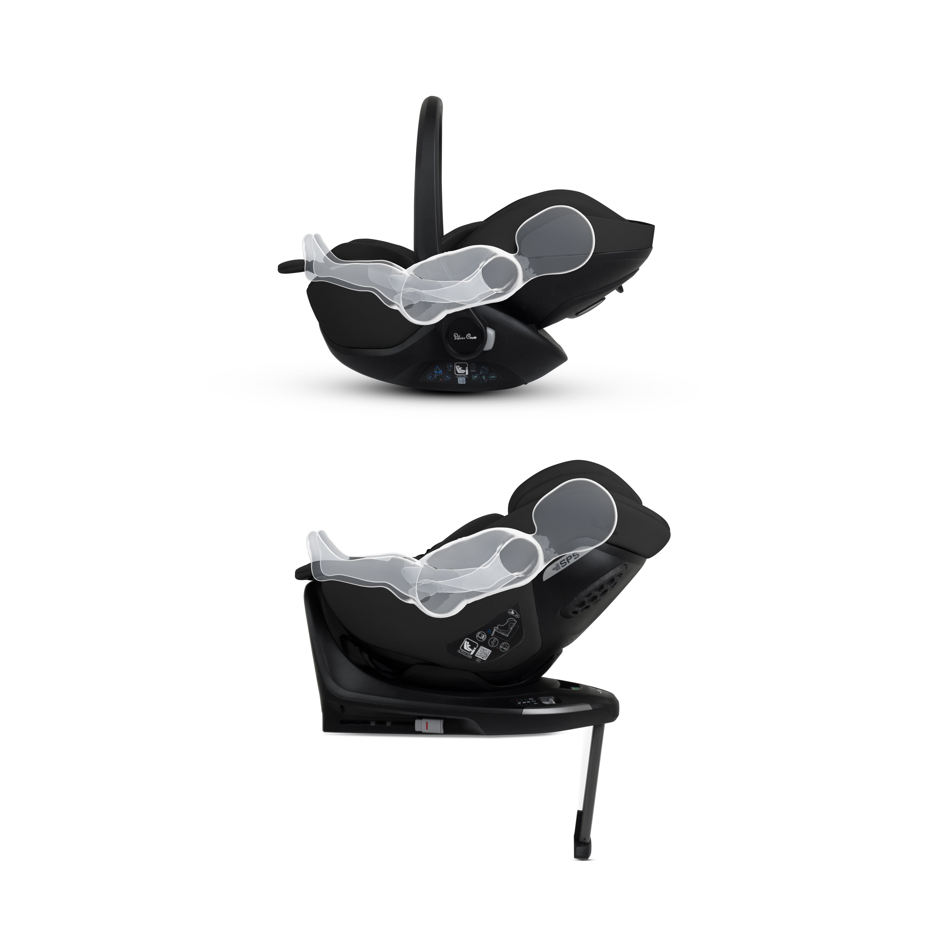 Plus 360 Family Car Seat Bundle Iconic Black