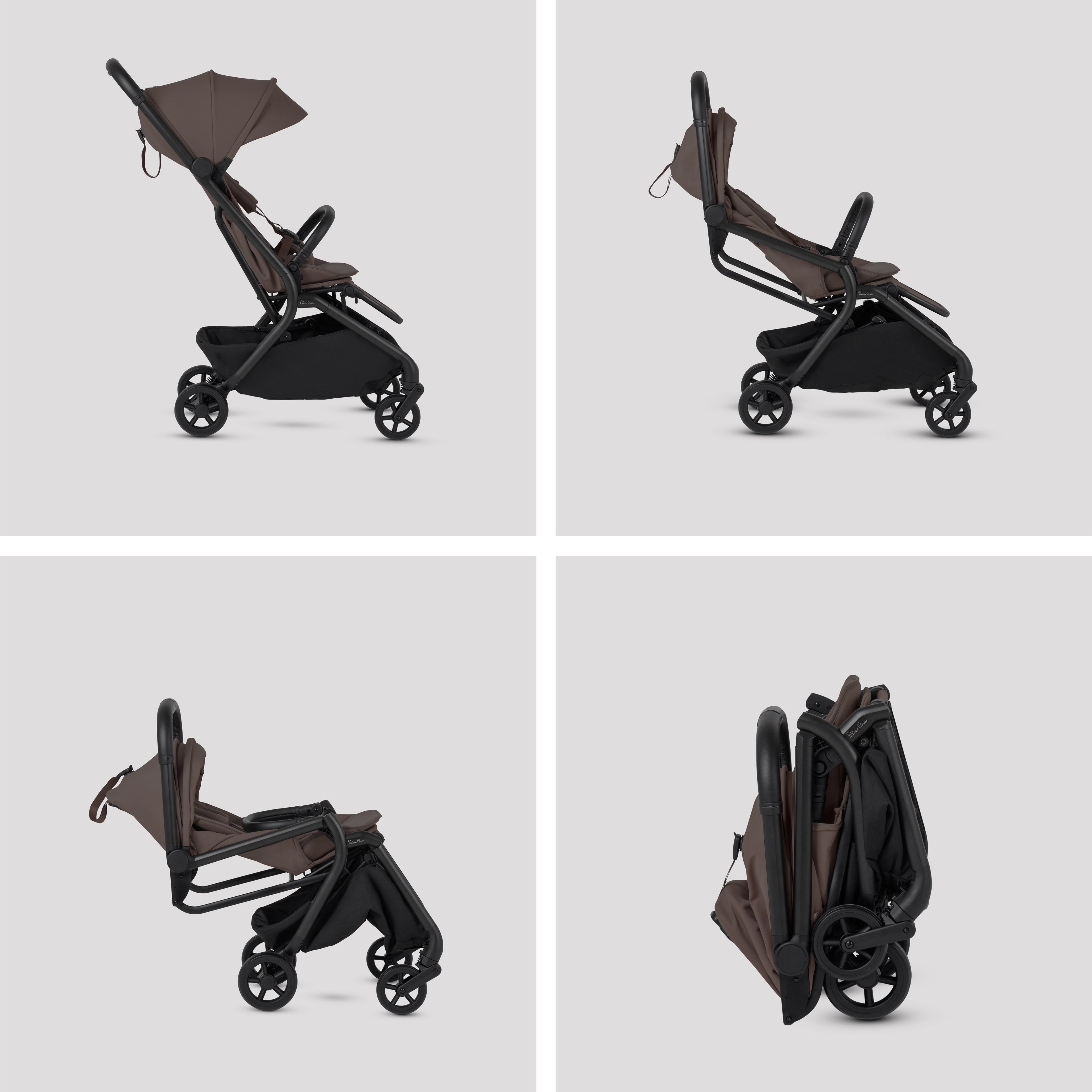 Nia Chocolate Compact Travel System Natural Taupe (8 Piece)