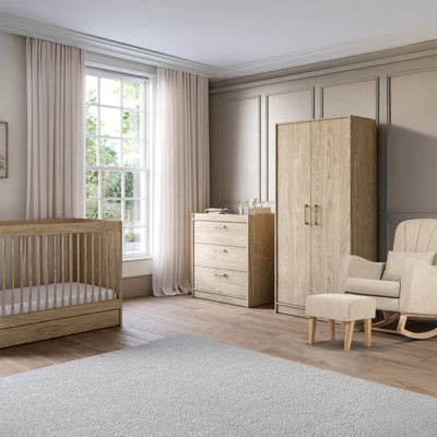Geneva 4 Piece Nursery Room Set With Mattress