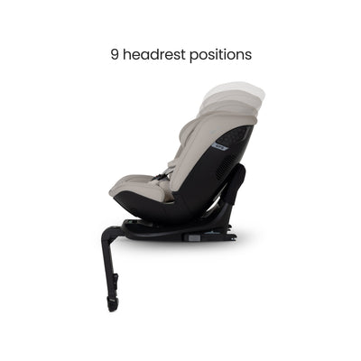 Motion 3 All Size 360 Rotating Car Seat Natural Taupe