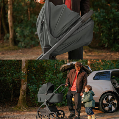 Cove 2 Pewter Travel System Accessory Bundle (8 piece)