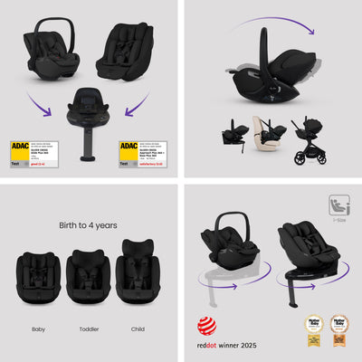 Breez Onyx Travel System Ultimate 360 Family Car Seat Bundle (13 piece)