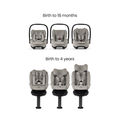 Plus 360 Family Car Seat Bundle Natural Taupe