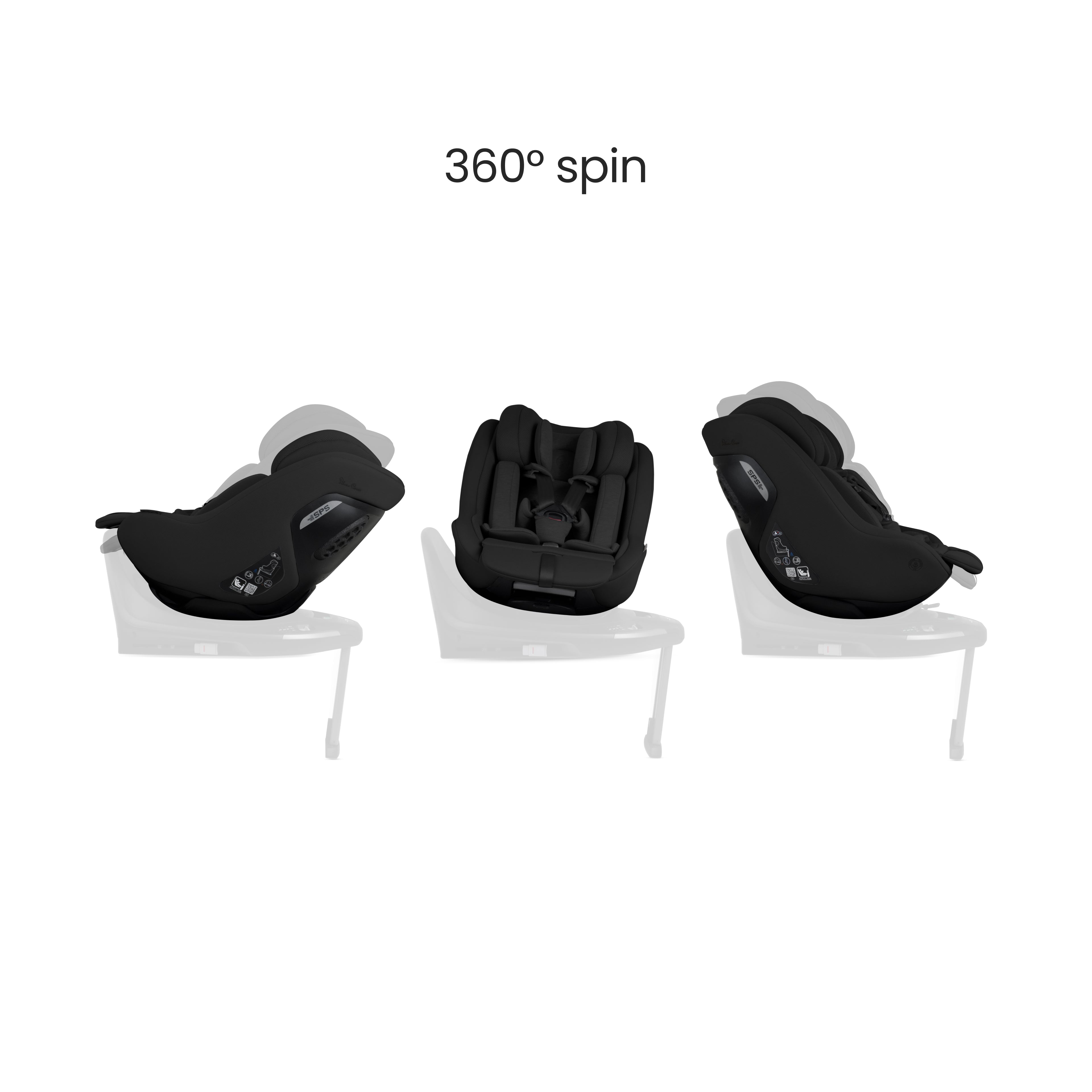 Approach Plus 360 Car Seat Iconic Black
