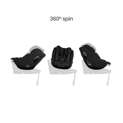 Approach Plus 360 Car Seat Iconic Black