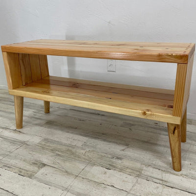 Handcrafted Wood TV Stand & Entertainment Center with DVD Storage