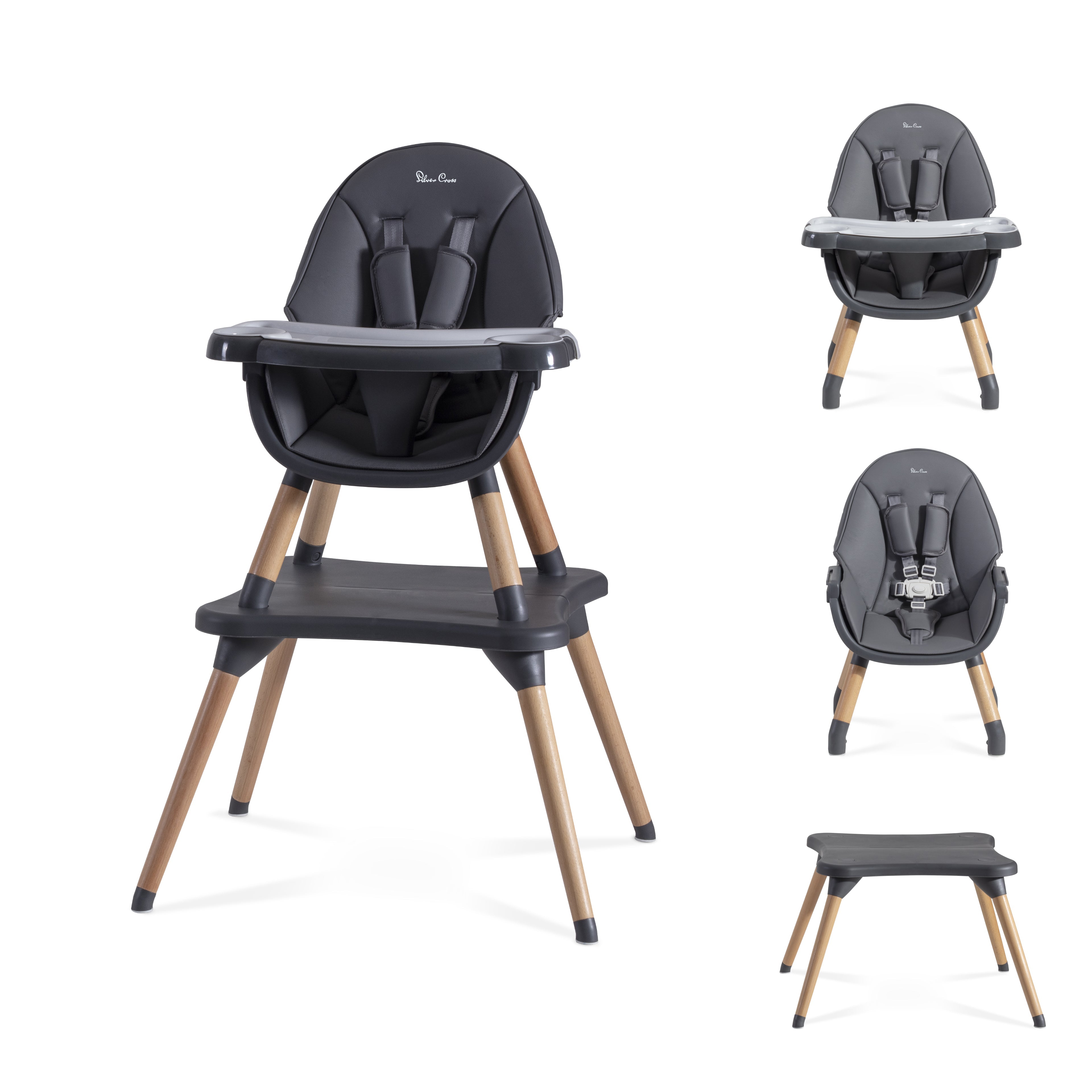 Eat&Play™ 4-in-1 Highchair Graphite
