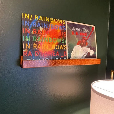 Now Playing Record Shelf w/Large Lip
