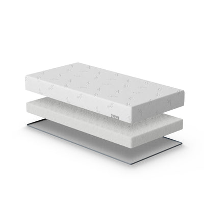 Bromley White 3 Piece Nursery Room Set With Mattress