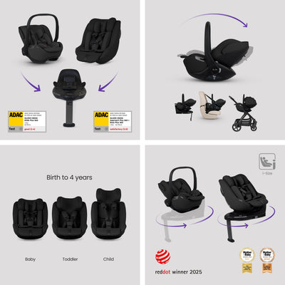 Tide Sage Travel System Ultimate 360 Family Car Seat Bundle (10 piece)