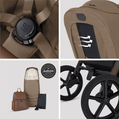Breez Maple Travel System Ultimate 360 Infant Carrier Bundle (12 piece)
