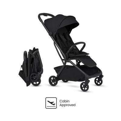 Nia Onyx Compact Travel Stroller with Carrycot (6 Piece)