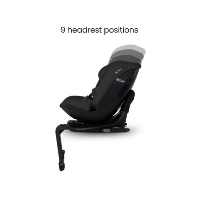 Motion 3 All Size 360 Rotating Car Seat Iconic Black