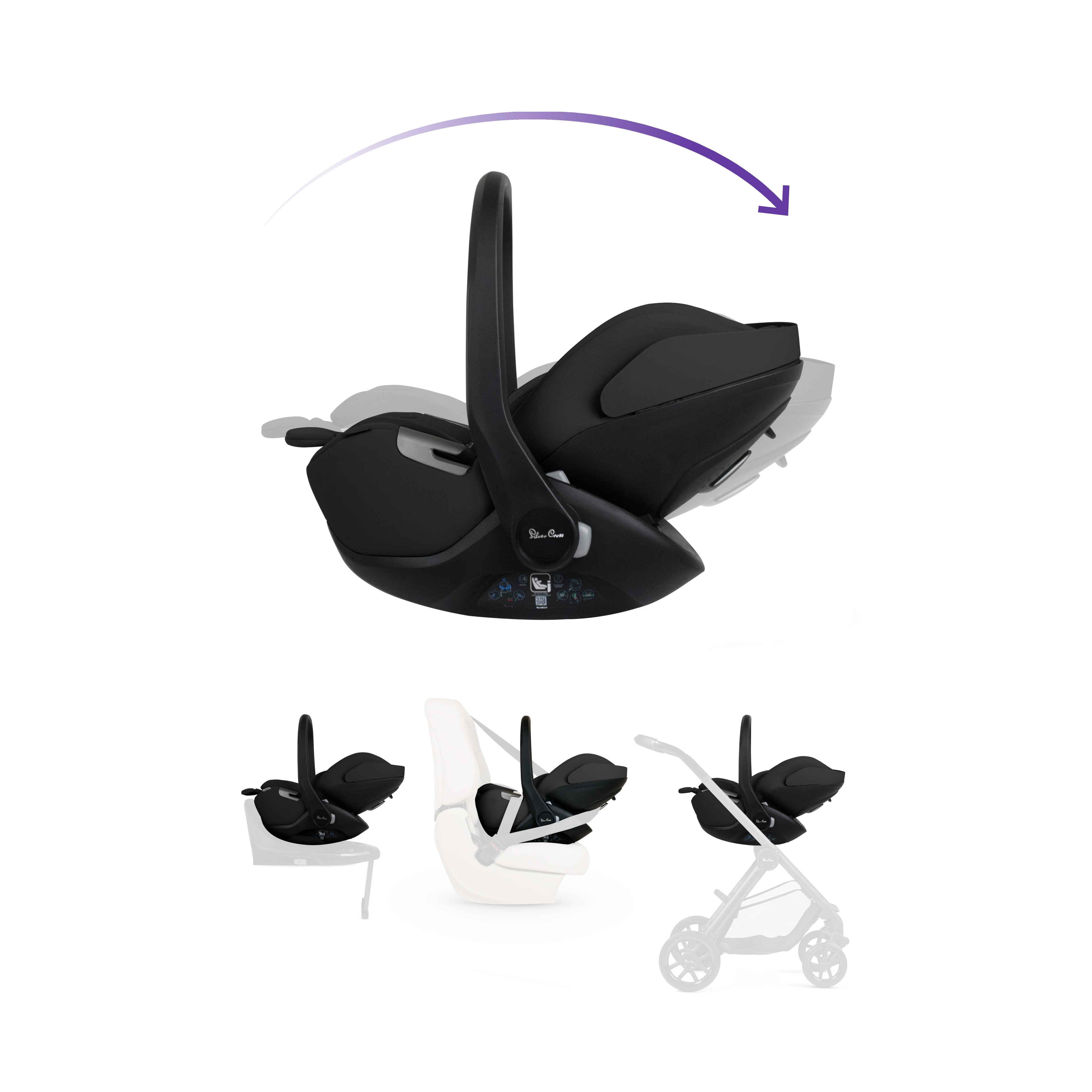 Plus 360 Family Car Seat Bundle Iconic Black