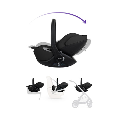 Glide Plus 360 Infant Car Seat Iconic Black