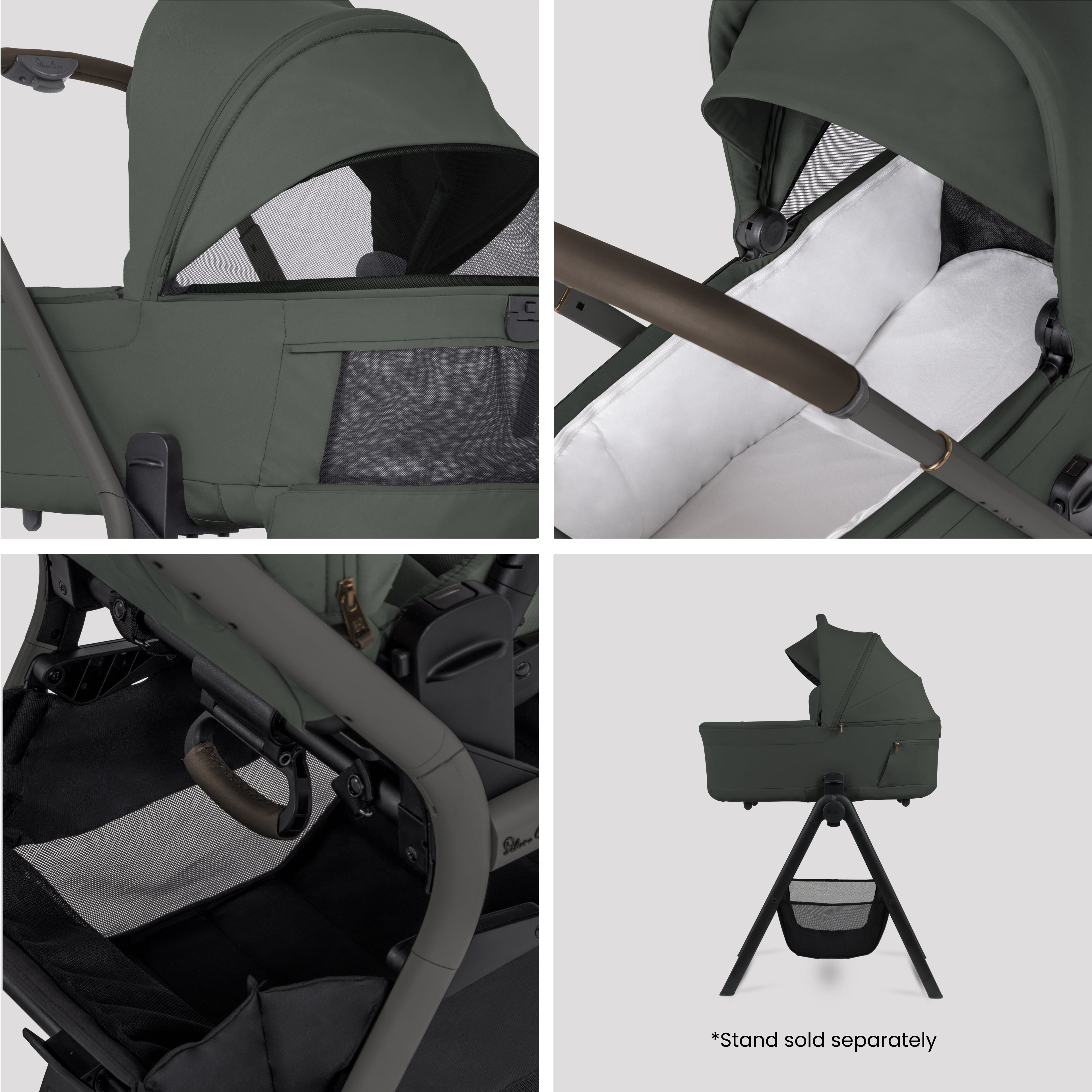 Breez Pewter Travel System Ultimate 360 Infant Carrier Bundle (12 piece)
