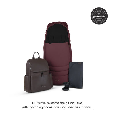 Cove Damson Travel System Ultimate 360 Infant Carrier Bundle (10 piece)