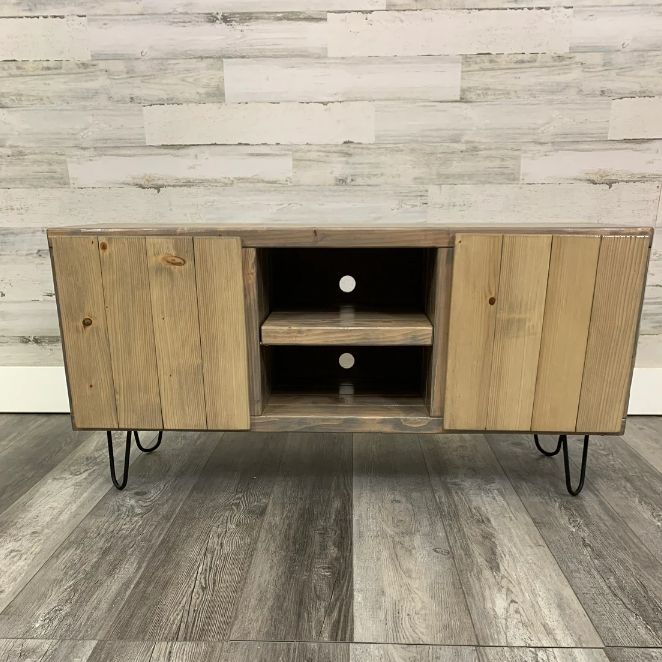3x2 Solid Wood Vinyl Record Cabinet