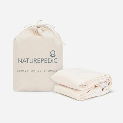 Naturepedic Organic Waterproof Kids Mattress Protector Pad - Twin